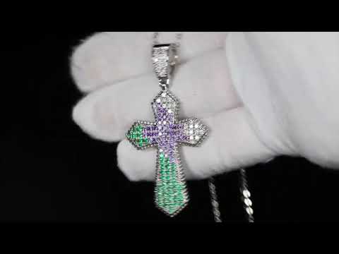 Load and play video in Gallery viewer, iced out cross
