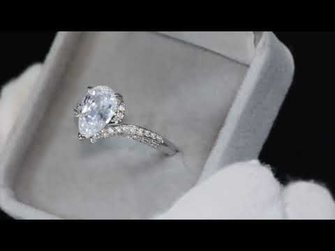 Load and play video in Gallery viewer, Pear Cut Engagement Ring
