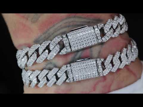 Moissanite Cuban Link Bracelet