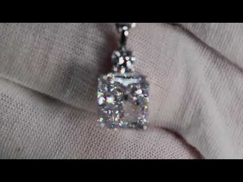 Radiant Cut Diamond Pendant