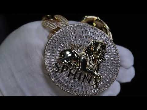 Big Gold Hip Hop Pendant