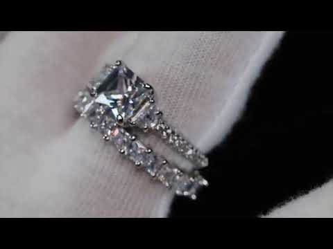 Princess Cut Diamond Wedding Ring