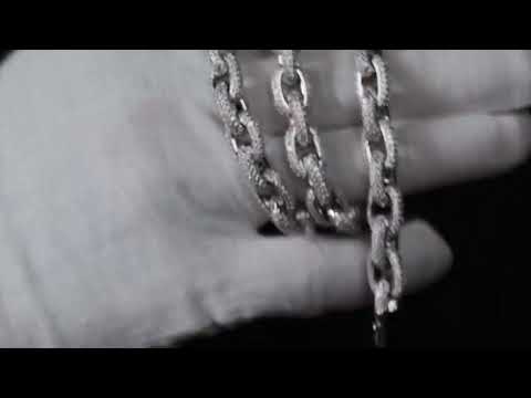 Load and play video in Gallery viewer, Mens Diamond Belcher Necklace
