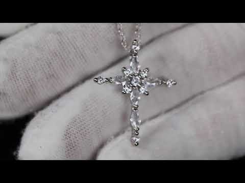 Small Diamond Cross Pendant