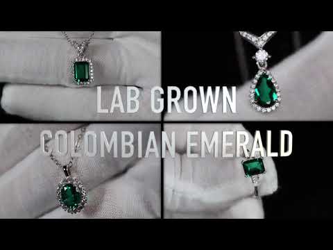 Load and play video in Gallery viewer, Colombian Emerald Necklace
