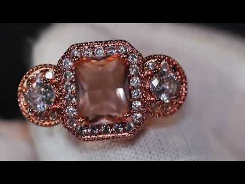 Load and play video in Gallery viewer, Womens Rose Gold Ring
