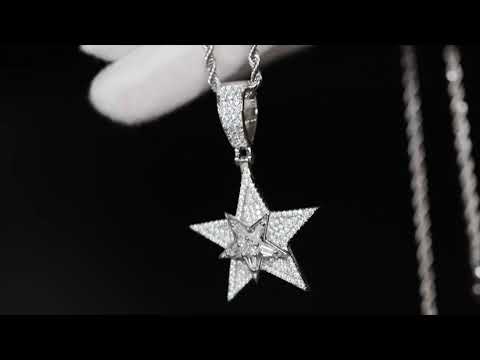 Load and play video in Gallery viewer, Diamond Star Pendant
