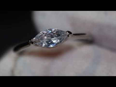 Load and play video in Gallery viewer, Marquise diamond ring
