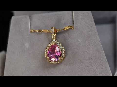 Load and play video in Gallery viewer, Pink Diamond Pendant
