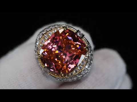 Load and play video in Gallery viewer, Big Pink Diamond Ring
