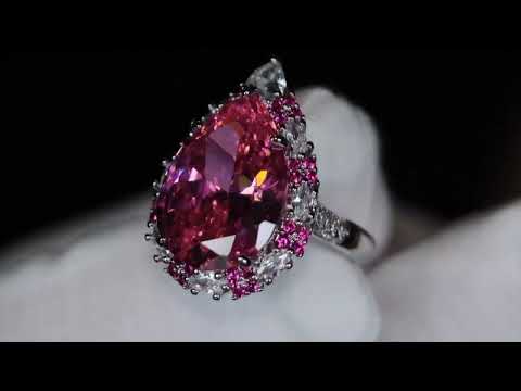 Load and play video in Gallery viewer, Pink Diamond Ring
