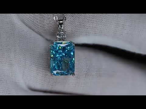 Blue Diamond Pendant