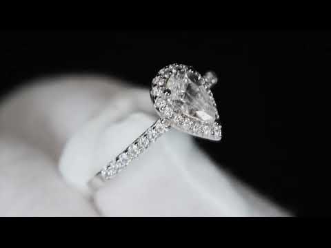 Womens Moissanite Diamond Engagement Ring