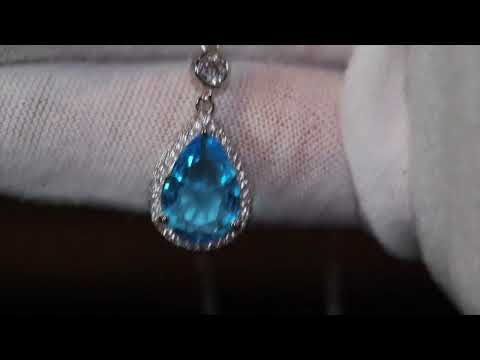 Blue Diamond Necklace