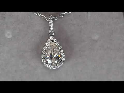 Womens Moissanite Pendant