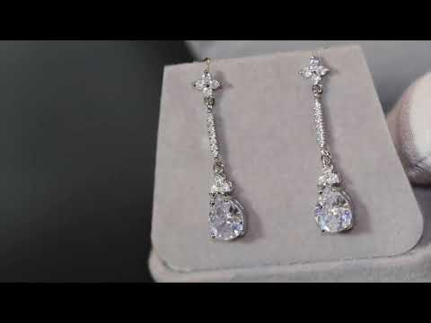 womens classy diamond earrings