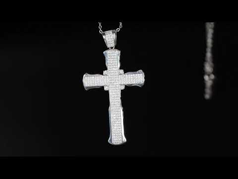 Load and play video in Gallery viewer, Iced Cross Pendants
