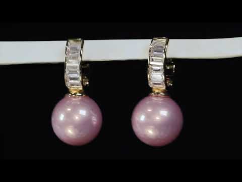 Pink Pearl Earrings