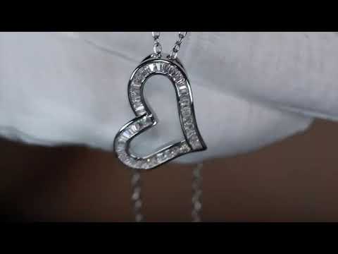 Load and play video in Gallery viewer, Diamond Heart Pendant
