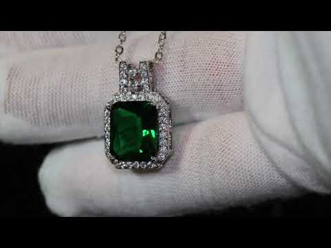 Emerald Diamond Necklace