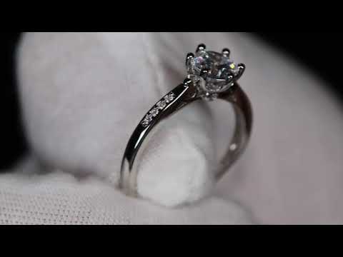 Womens Diamond Engagement Ring