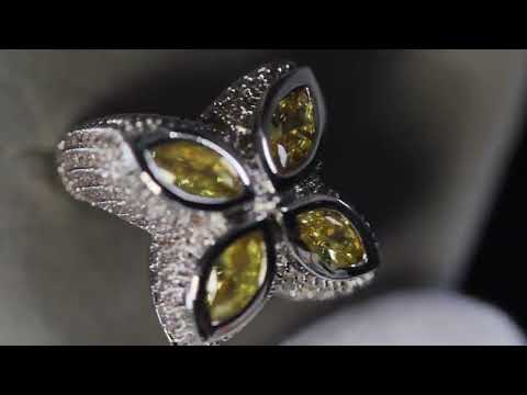 Men's Yellow Diamond Ring