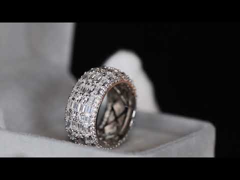 Load and play video in Gallery viewer, Big Diamond Eternity Ring
