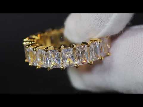 Baguette diamond eternity ring