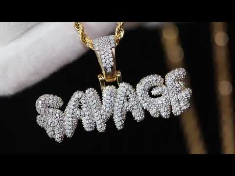 Iced out pendant