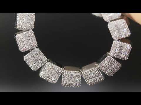 Load and play video in Gallery viewer, Iced Out Baguette Chain
