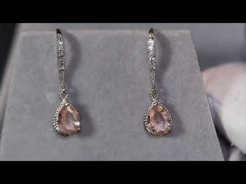 Load and play video in Gallery viewer, Champagne Diamond Earring
