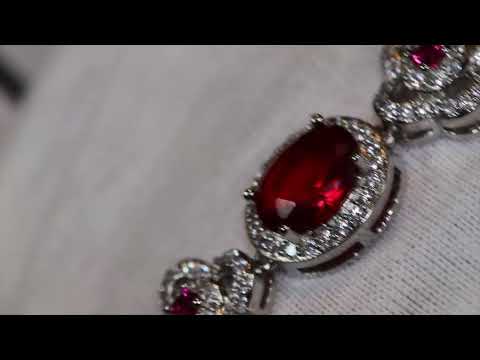 Load and play video in Gallery viewer, red diamond bracelet
