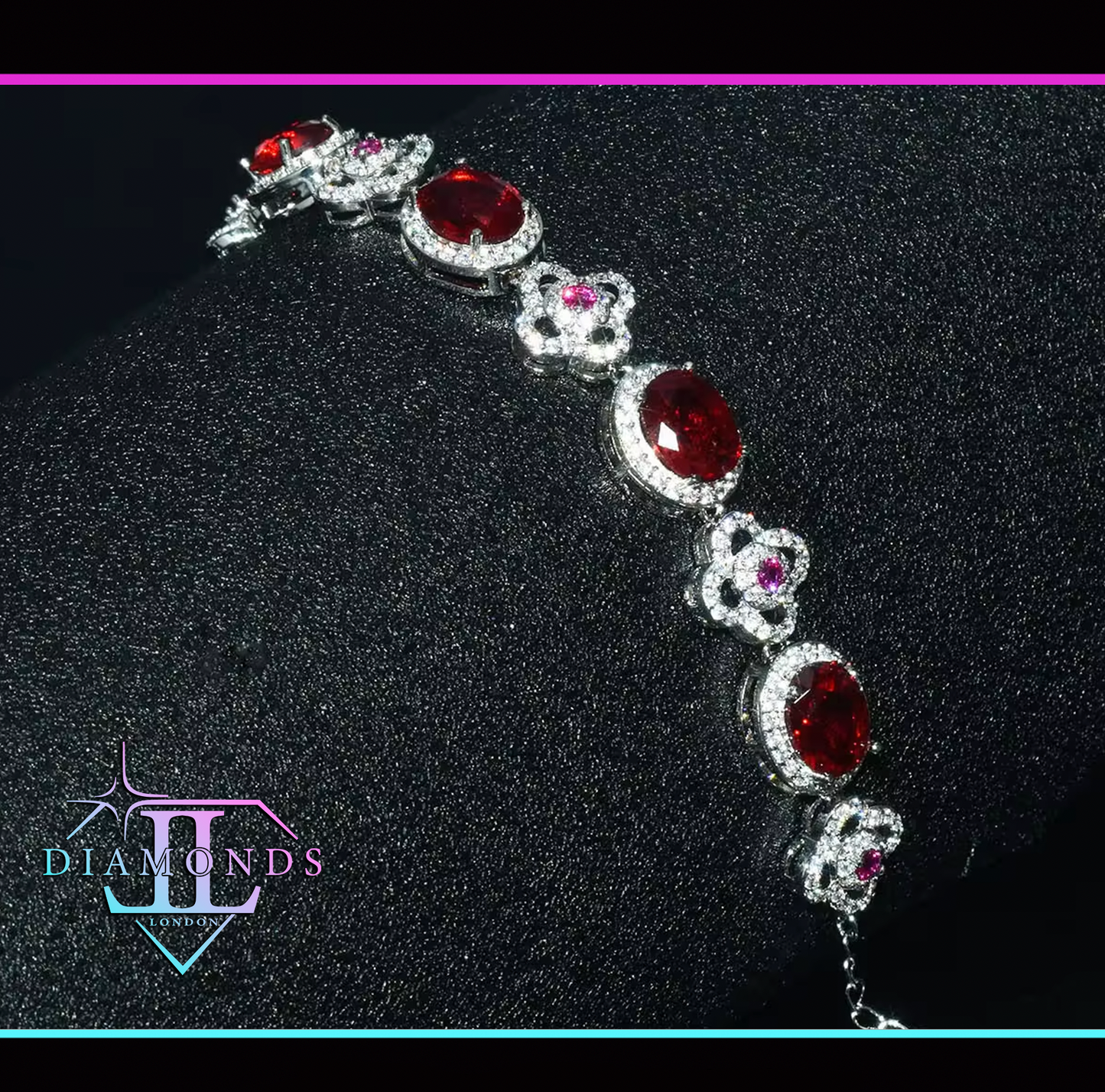 red diamond bracelet