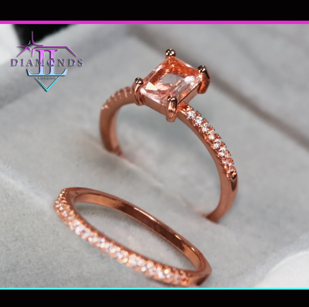 Womens Rose Gold Ring Rose Gold Engagement Ring Wedding Ring