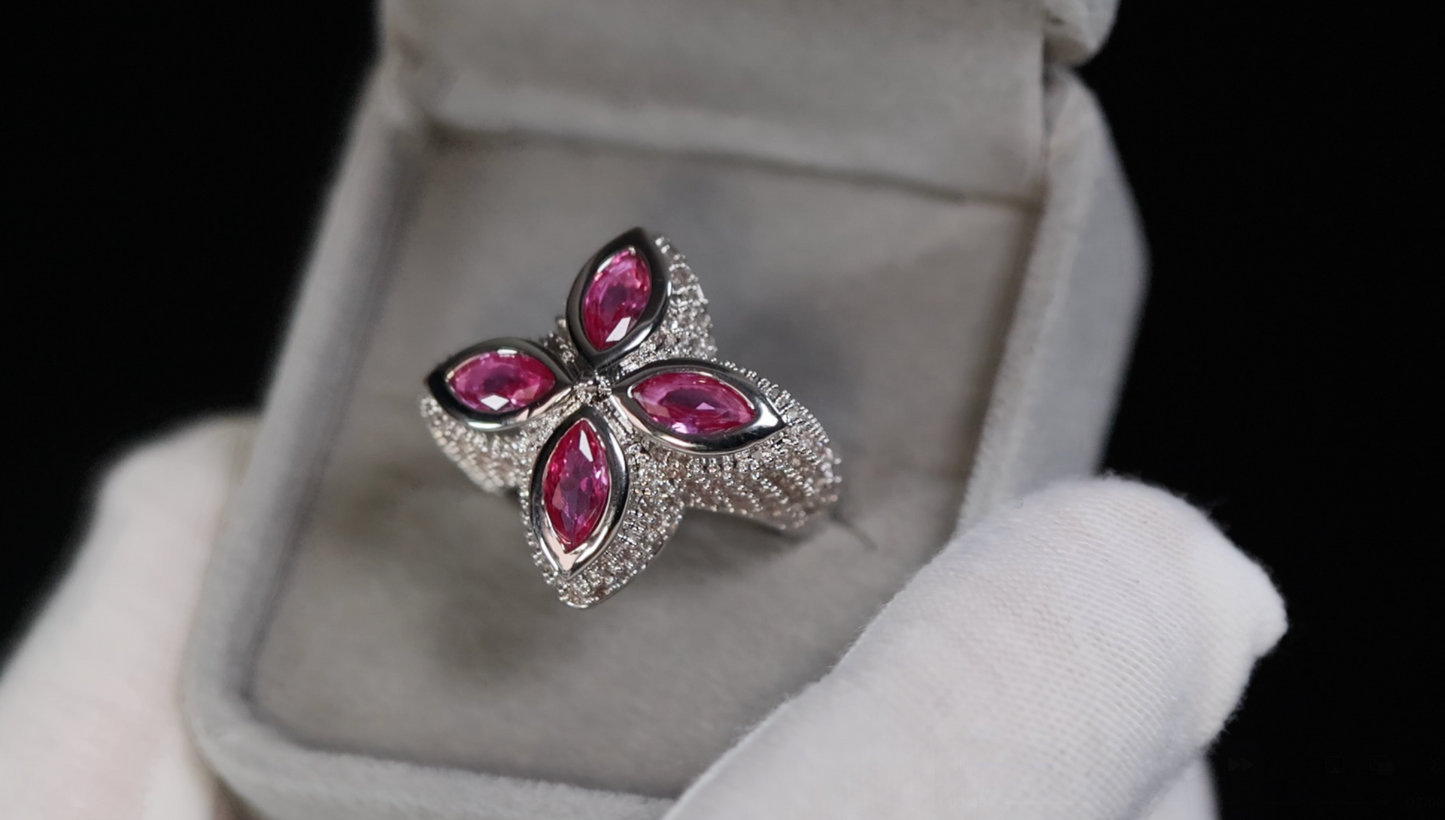 Men's Pink Diamond Ring