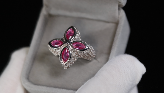 Men's Pink Diamond Ring