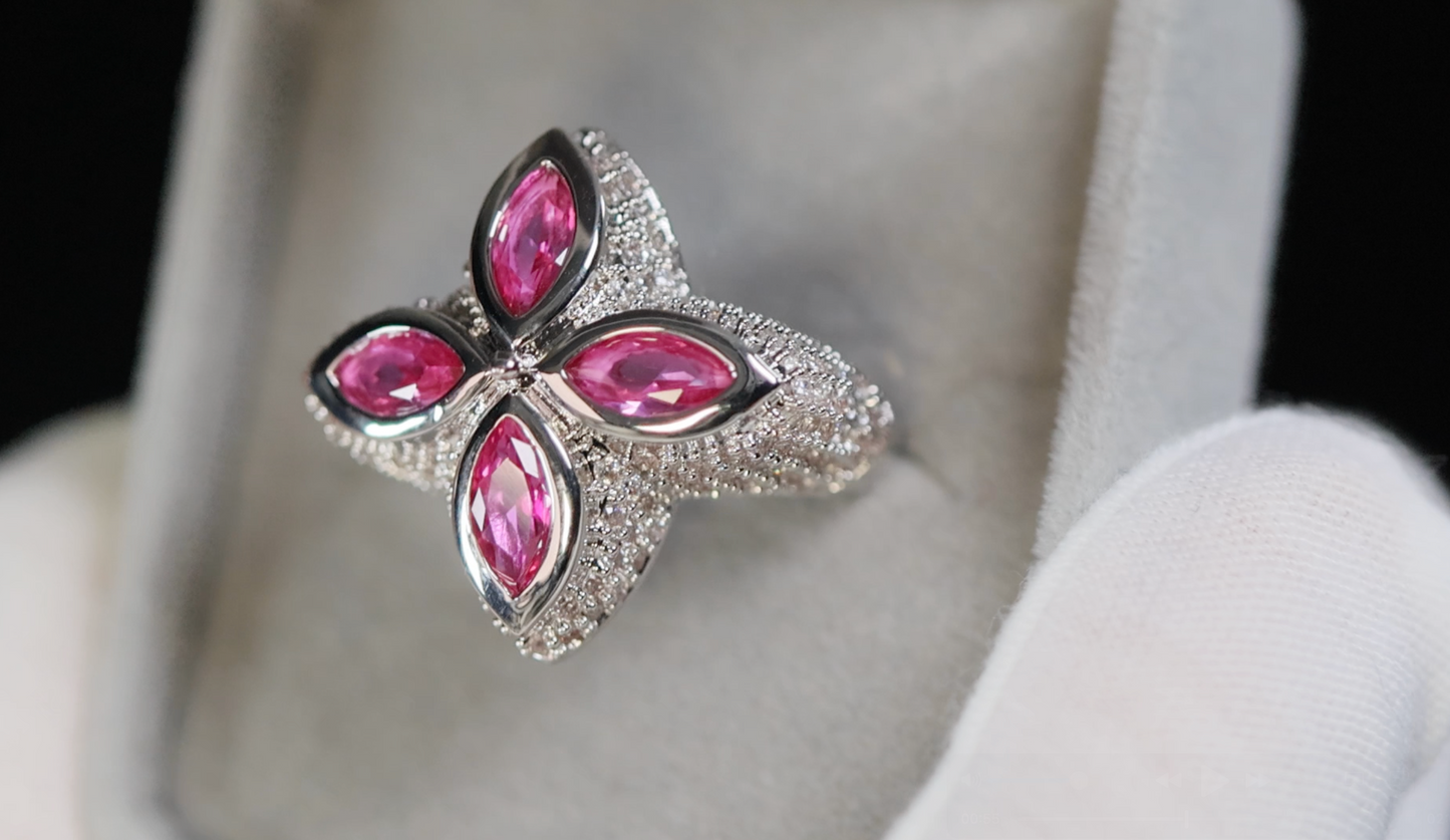 Men's Pink Diamond Ring