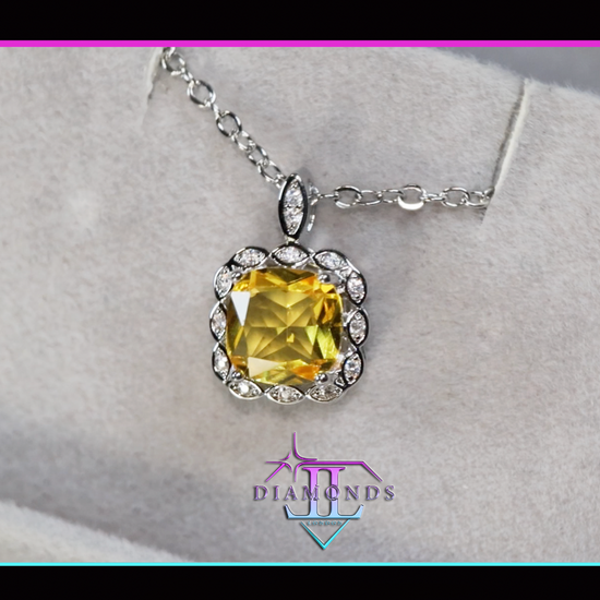 Yellow Diamond Pendant 