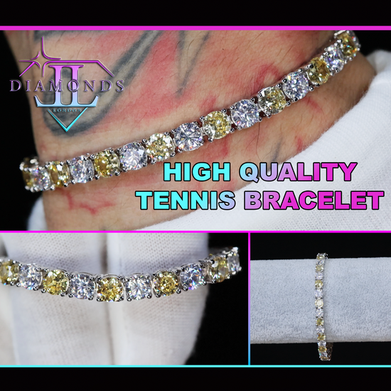 Yellow Diamond Tennis Bracelet